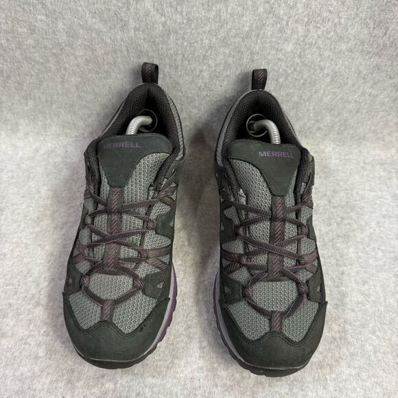 Merrell Womens Shoes Size 7 Siren Edge 3 Grey Purple Outdoors Hiking Sneakers - Picture 3 of 9